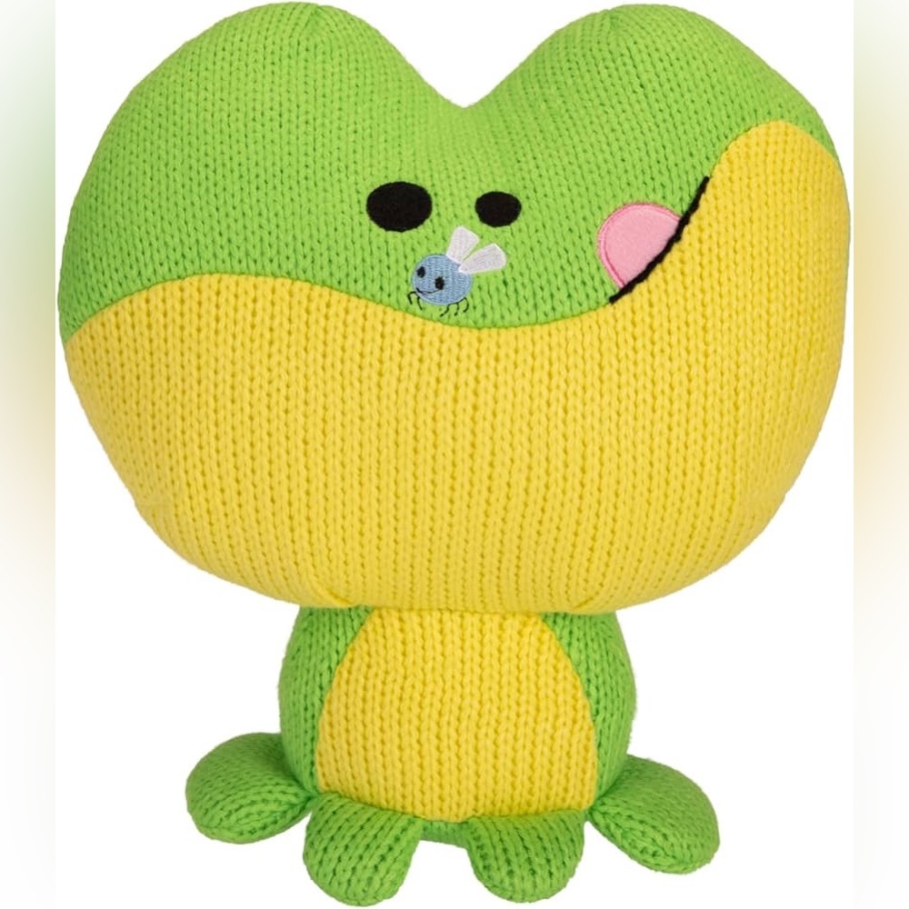 Ami Amis Jumbo Pickle- Soft Cozy Crochet Plush..(NWT)